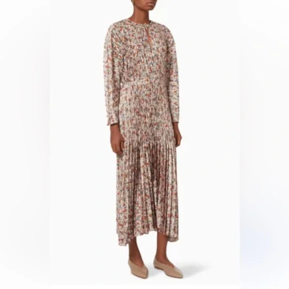 NWT Vince Pleated Maxi Dress - Size M - Picture 6 of 12